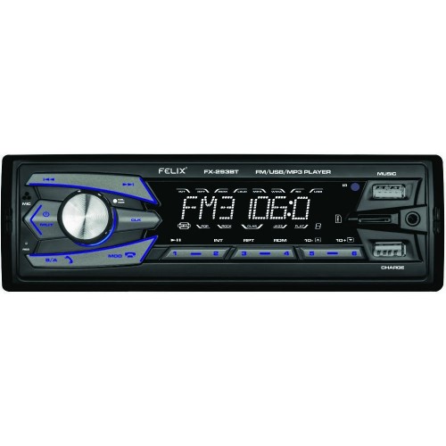 R/USB ΑΥΤ/ΤΟΥ FELIX FX-293BT ΜΑΥΡΟ BLUETOOTH/USB/1DIN